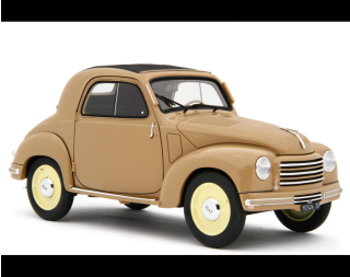 Fiat 500C Topolino 1949 Beige Laudoracing 1:18 Resinemodell (Türen, Motorhaube... nicht zu öffnen!)
